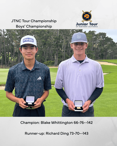 JTNC Tour Championship Boys’ Championship